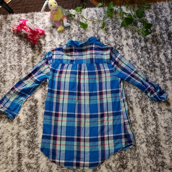 Arizona Jean Co 100% Cotton Plaid Tunic - Picture 4 of 9